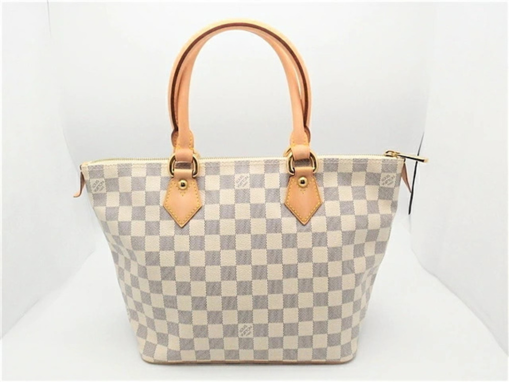 LOUIS VUITTON Saleya Damier Azur White